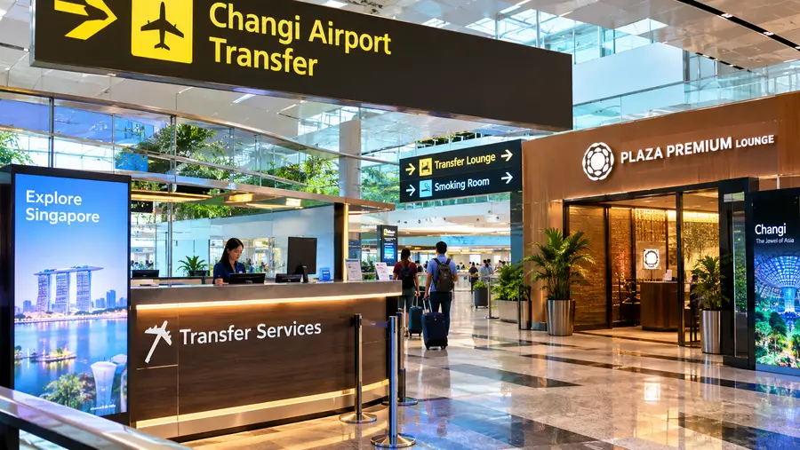 Changi Airport Transfer Counters & Lounges