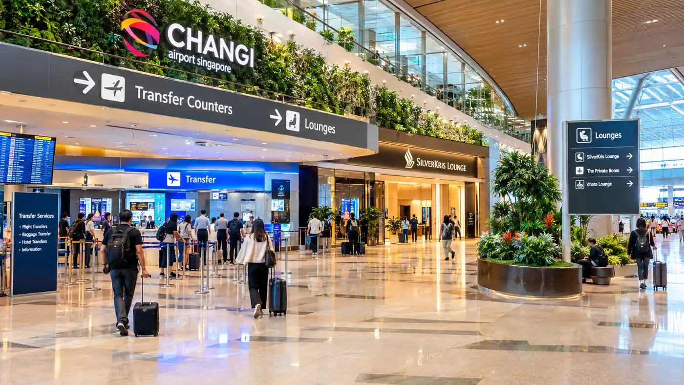 Changi Airport Transfer Counters & Lounges